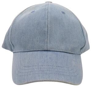 Westloop Strapback Hat - Blue - NWT - OSFM Adjustable 6-Panel Vented Blank Cap